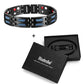 "Bracelets en titane de luxe pour hommes avec éléments de soins de santé et aimants" BL Bracelet 1