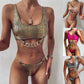 Bronzing Fabric Ladies Split Swimwear sur AOMshop