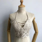 "Camisole de plage sexy avec franges pour femmes" 09 beige One Size