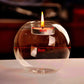 "Candle Holder en verre cristal portable - Décoration de mariage, bar et maison"