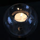 "Candle Holder en verre cristal portable - Décoration de mariage, bar et maison"