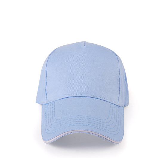 Casquettes personnalisées avec broderie et impression | AOMshop Light Blue