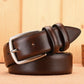 Ceinture Homme en Cuir Véritable de Luxe pour Jeans 098 Dark Brown