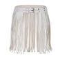 "Ceinture de jupe à franges en cuir synthétique pour femmes - costume de soirée cosplay" Type C