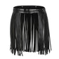 "Ceinture de jupe à franges en cuir synthétique pour femmes - costume de soirée cosplay" Type D
