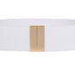 Ceintures larges pour femme - Accessoires de robe de soirée élastiques noirs style 7 gold white P