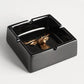 Cendrier Portable en Résine Tête de Cerf - Accessoire Déco pour Maison, Bureau et Extérieur Black Square