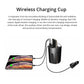Chargeur sans fil 10W pour voiture avec support de tasse pour iPhone 13, 12 Pro, XS, XR/X, Samsung Galaxy S9/S8/Note10/Note9