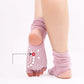 Chaussettes de yoga antidérapantes à cinq doigts et tube moyen | AOMshop