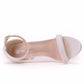 "Chaussures de mariée blanches à talons hauts - AOMshop"