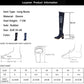 "Chaussures femme : bottes en denim à talons hauts et bout pointu"