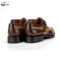 Chaussures habillées en cuir pleine fleur Goodyear Welted faites à la main pour homme - MS189