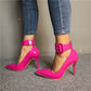 "Chaussures pour femmes grandes tailles : talons aiguilles - AOMshop" rose