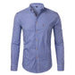 Chemise Homme Plaid en Coton pour le Travail et les Affaires | Slim Fit 2022