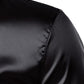 "Chemise de soirée de luxe pour homme en satin noir 2023"