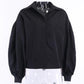 "Chemisier Femme Vintage Boutonné Blanc - Manches Lanterne Sexy et Coupe Ample pour Bureau et Décontracté