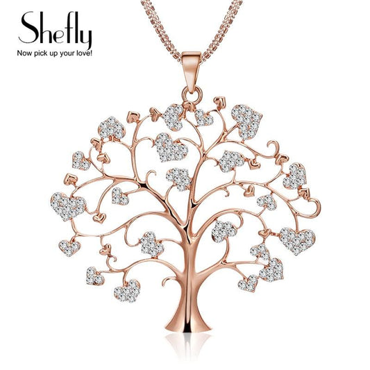 Collier Arbre de Vie Pendentif pour Femme - Bijoux Accessoires Cadeau