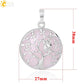 "Collier Pendentif Arbre de Vie CSJA avec Cristaux et Hibou"