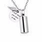 Collier Urne I Still Need You Close to Me en Acier Inoxydable pour Cendres