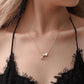 Collier initiale cœur minimaliste pour femme