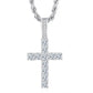 Collier pendentif croix hiphop pour femmes et hommes OHP004