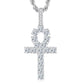 Collier pendentif croix hiphop pour femmes et hommes OHP001