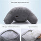 "Coussin en velours côtelé uni avec accoudoir et appui-tête sur AOMshop"