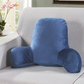 "Coussin en velours côtelé uni avec accoudoir et appui-tête sur AOMshop"