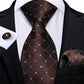 "Cravate pour homme en soie de designer paisley bleu sarcelle DiBanGu" MJ-7373