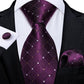 "Cravate pour homme en soie de designer paisley bleu sarcelle DiBanGu" MJ-7375
