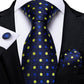 "Cravate pour homme en soie de designer paisley bleu sarcelle DiBanGu" MJ-1446