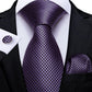"Cravate pour homme en soie de designer paisley bleu sarcelle DiBanGu" MJ-1553