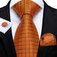 "Cravate pour homme en soie de designer paisley bleu sarcelle DiBanGu" MJ-0464