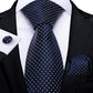 "Cravate pour homme en soie de designer paisley bleu sarcelle DiBanGu" MJ-7148