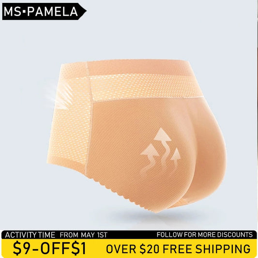 Culotte rembourrée pour femmes - Shaper de fesses et de hanches sans couture avec pads pour les fesses et effet push-up
