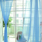 "Curtains modernes en tulle transparent pour salon et chambre - AOMshop" Sky blue