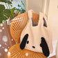Grand sac d'oreille en molleton d'agneau à une épaule pour chien mignon | Achetez sur AOMshop