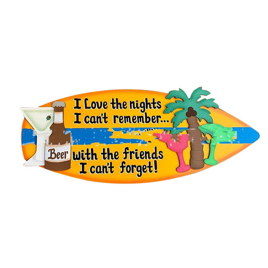 Décoration murale avec des planches de surf en bois chez AOMshop W style 42X16.6X1cm