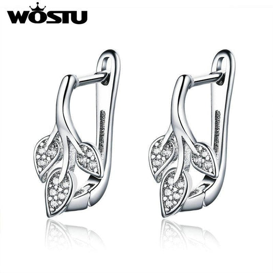 "Élégantes boucles d'oreilles WOSTU Autumn leaves pour femme " Default Title