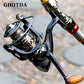 Ensemble canne à pêche télescopique 1.8-3.6M avec moulinet de pêche spinning pour la pêche de la carpe