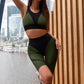 "Ensemble de sport pour femmes - leggings taille haute sexy et soutien-gorge de sport | AOMshop"