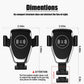 FDGAO 30W Car Mount Wireless Charger pour iPhone 14 13 12 11 Pro XS Max XR X 8