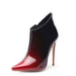 Femme Pointues à Talons Hauts Fins Imprimé Léopard | AOMshop Red