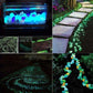 Galets lumineux pour jardin