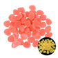 Galets lumineux pour jardin Orange pink