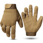 Gants tactiques Multicam pour militaire, airsoft, moto et paintball Brown