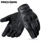 "Gants tactiques en cuir avec écran tactile - Pour activités de plein air"