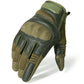 "Gants tactiques en cuir avec écran tactile - Pour activités de plein air"