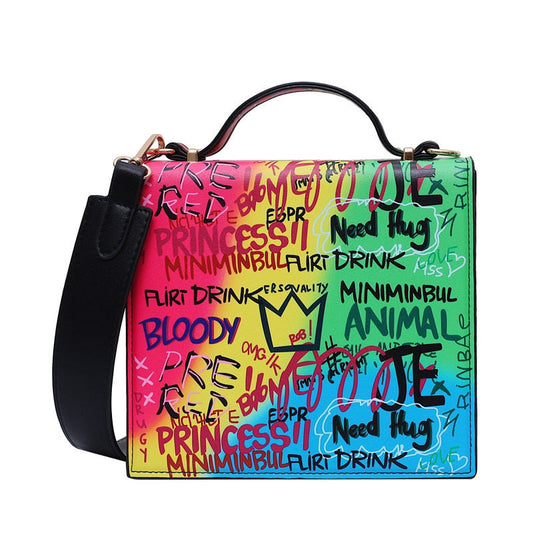Achetez un sac à bandoulière Graffiti de qualité sur AOMshop Picture color