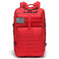 "AOMshop - Sac à dos tactique militaire étanche 50L pour randonnée et camping" Red Color